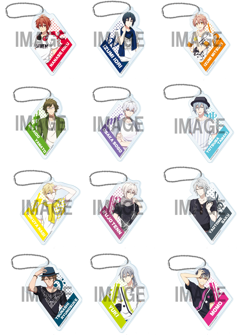 Tシャツスタイル アクリルキーチェーン